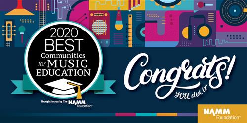 Best Communities for Music Ed logo 
